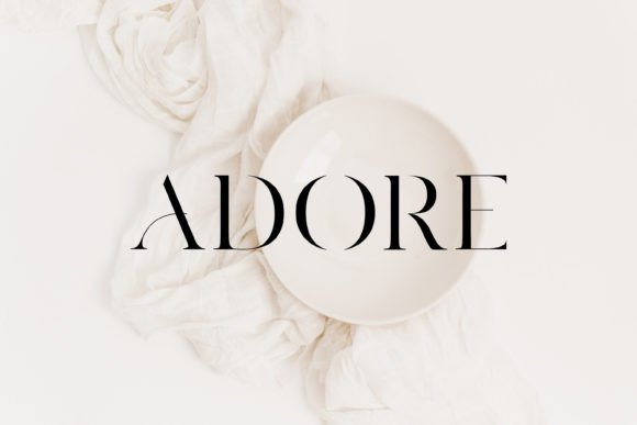 Adore: A Timeless Serif Font for Modern Design