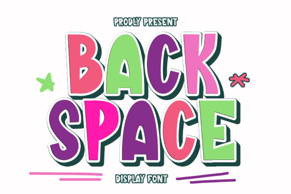Back Space: A Fresh, Casual Display Font