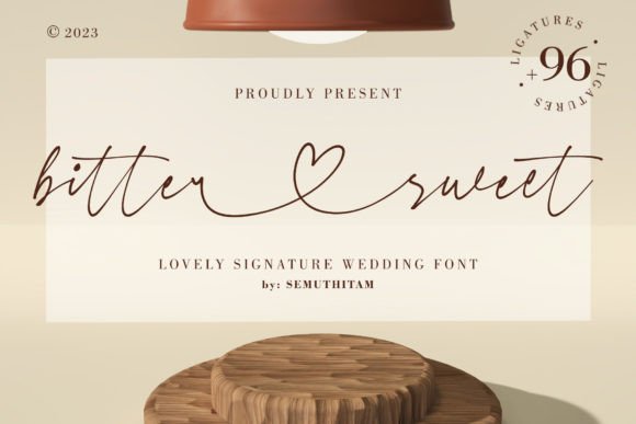 Bitter Sweet: A Signature Font That Speaks Volumes