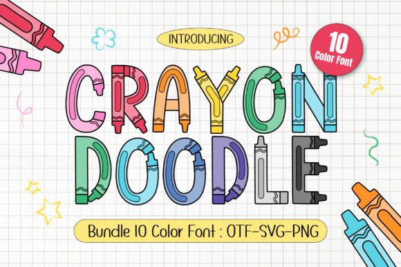 Crayon Doodle: A Whimsical Font for Creative Expression