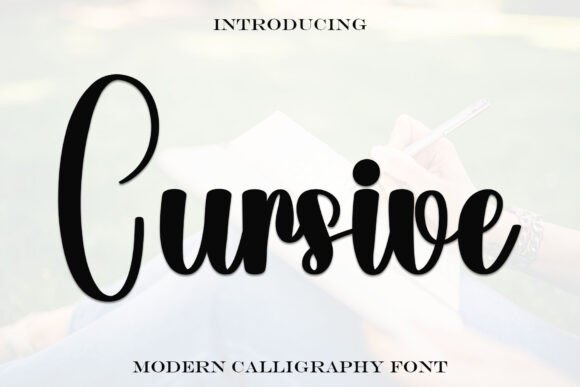 Cursive: A Trendy Handwritten Font with Timeless Appeal