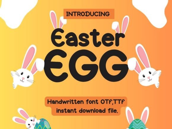 Discover the Eater Egg Handwritten Font: A Whimsical Addition to Your Design Toolkit