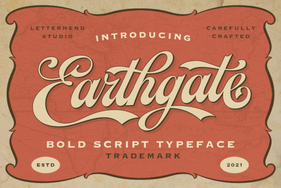 Earthgate: A Bold Handwritten Font for Stylish Design
