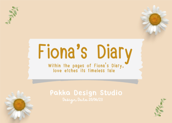 Fionas Diary: A Princess's Script