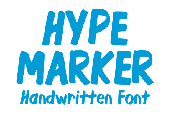 Hype Marker: A Versatile Hand-Lettered Font for Creative Expression