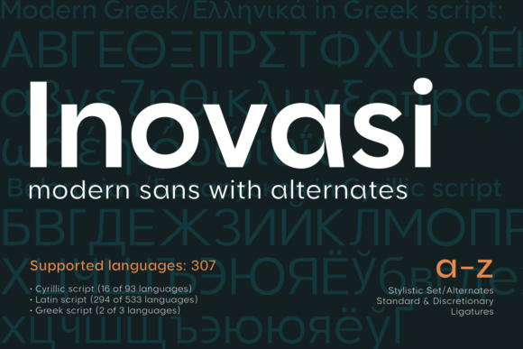 Inovasi Sans: A Modern Geometric Typeface for a Global Audience