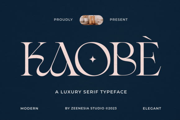 Kaobe: A Stylish and Versatile Luxury Display Font
