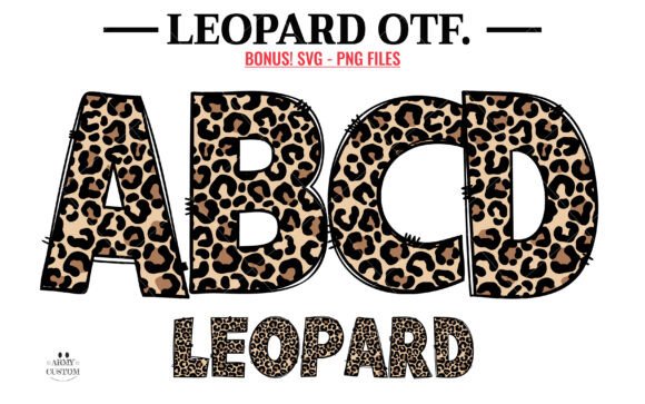Leopard Army: Wild Typography for Bold Creators