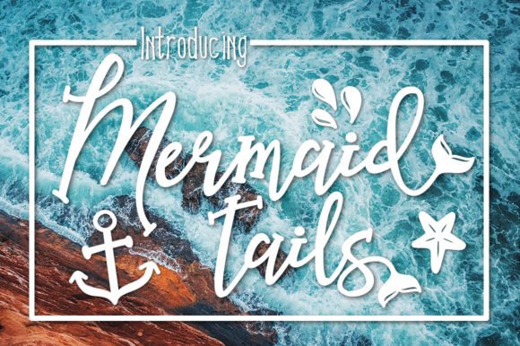 Mermaid Tails: A Whimsical Font for Ocean-Inspired Creativity