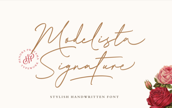 Modelista: A Modern Calligraphy Typeface for Creative Expression