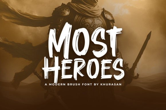 Most Heroes: A Bold and Versatile Display Font for Creative Projects