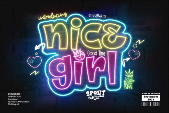 Nice Girl: A Bold and Unique Graffiti Font