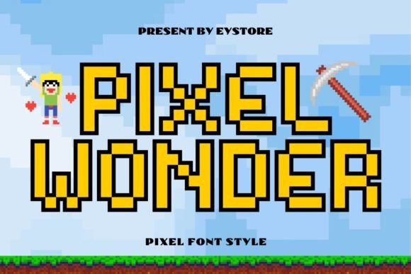 Pixel Wonder: A Bold, Whimsical Display Font