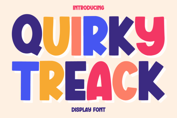 Quirky Treack: A Playful Font for Creative Expression