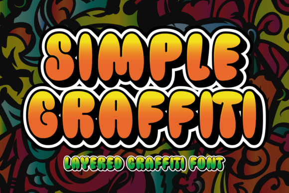 Simple Graffiti: The Bold Font for Urban Expression