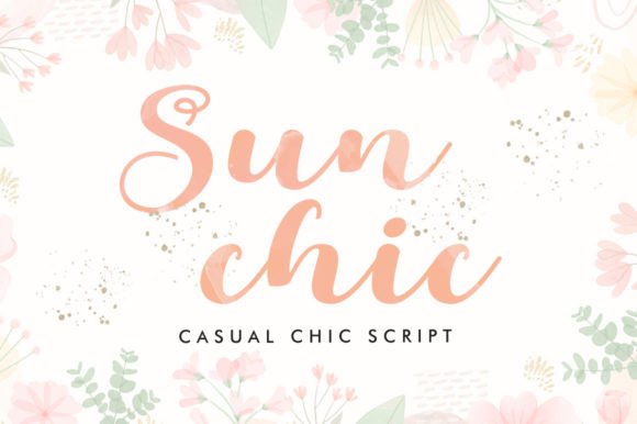 Sunchic: A Bold Script for Modern Design