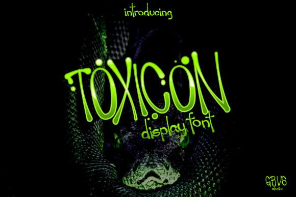 Toxicon Font: A Psychedelic Identity for Your Team and Community