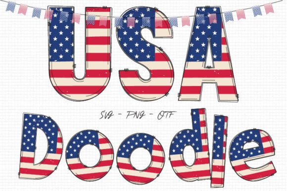 Usa Doodle